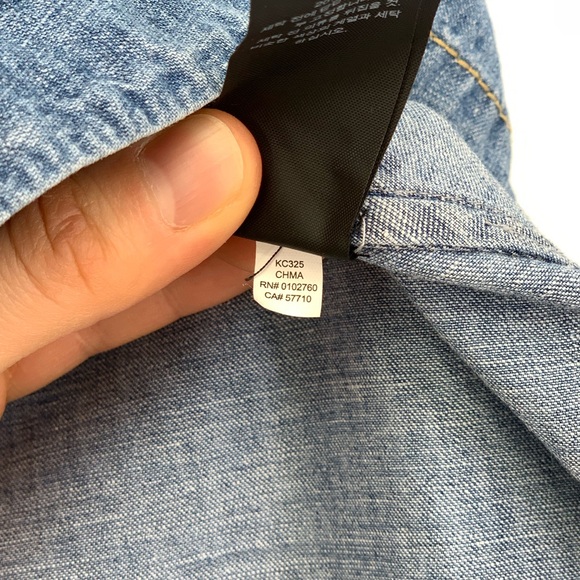 KATE SPADE Chambray Midi Skirt Blue 4 - Picture 8 of 9